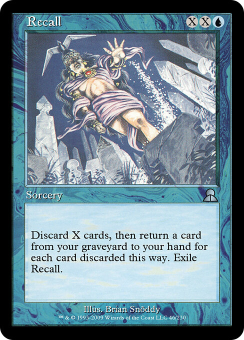 Recall - Masters Edition III (#46) - Illustrated by Brian Snõddy - Magic: The Gathering Card