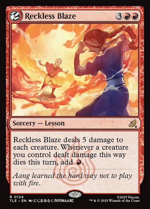 Reckless Blaze - Avatar: The Last Airbender Eternal Magic card