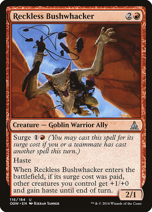 Reckless Bushwhacker - Oath of the Gatewatch Magic card