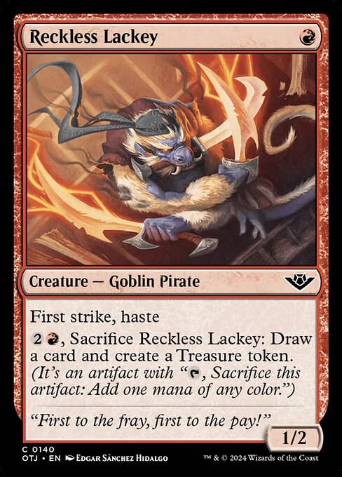 Reckless Lackey - Outlaws of Thunder Junction Magic card