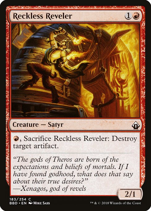 Reckless Reveler - Battlebond Magic card
