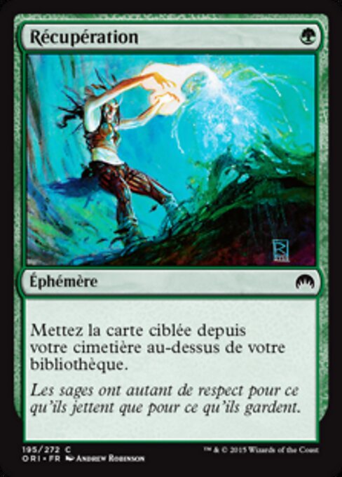 Neuer Anspruch (Reclaim) - Magic Origins (#195) - Illustrated by Andrew Robinson - Magic: The Gathering Card