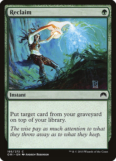 Reclaim - Magic Origins Magic card