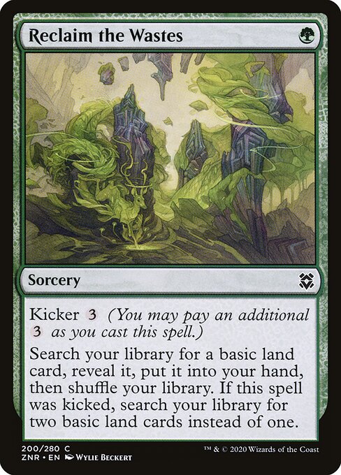 Reclaim the Wastes - Zendikar Rising Magic card
