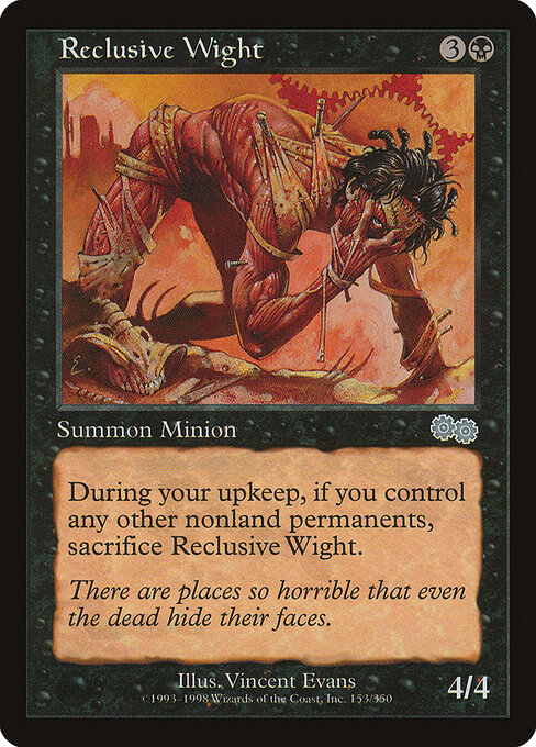 Reclusive Wight - Urza's Saga Magic card