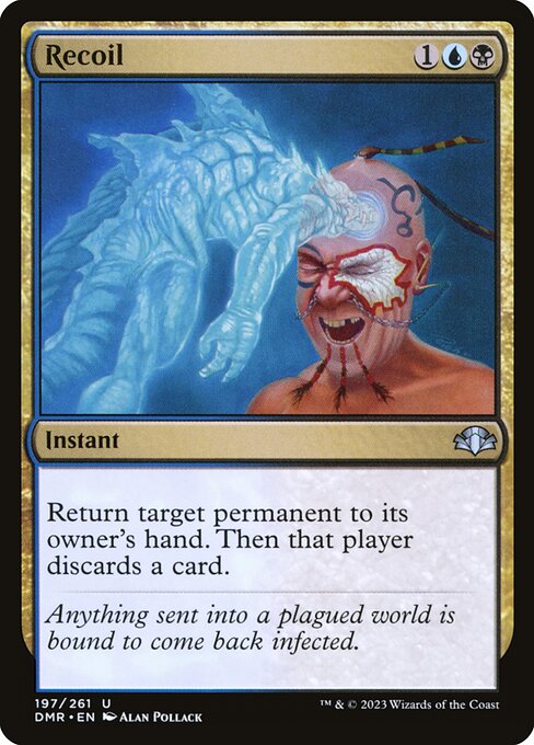 Recoil - Dominaria Remastered Magic card