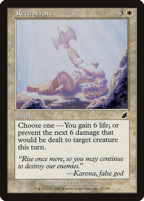 Recuperate - Scourge Magic card