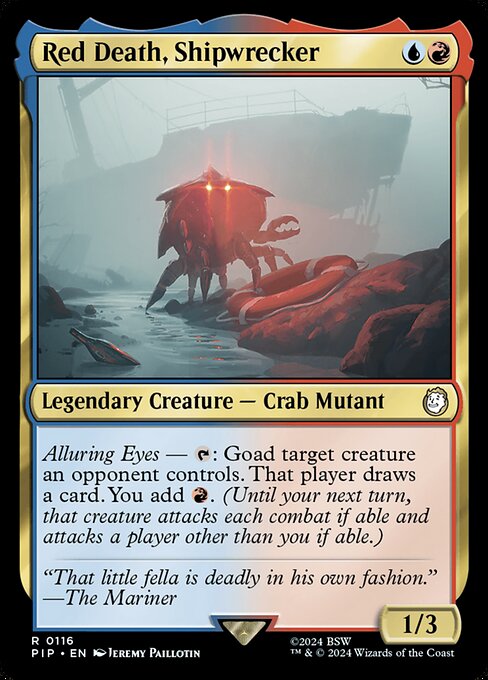 Red Death, Shipwrecker - Fallout Magic card
