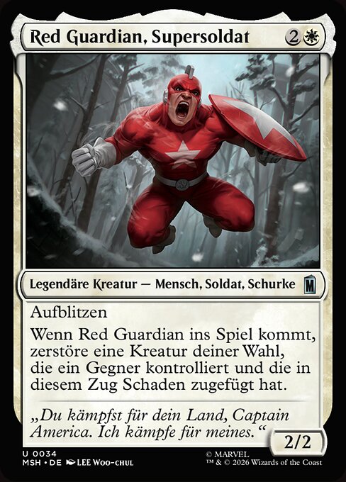 Red Guardian, Super-Soldier