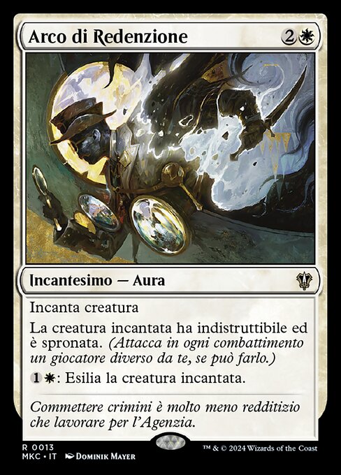 救赎弧光 (Redemption Arc) - Murders at Karlov Manor Commander (#324) - Illustrated by Dominik Mayer - Magic: The Gathering Card