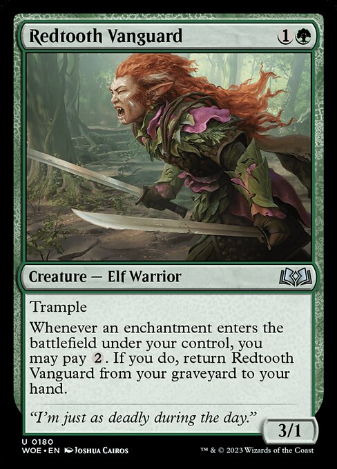 Redtooth Vanguard - Wilds of Eldraine Magic card