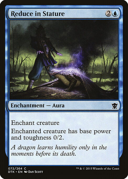 Reduce in Stature - Dragons of Tarkir Magic card