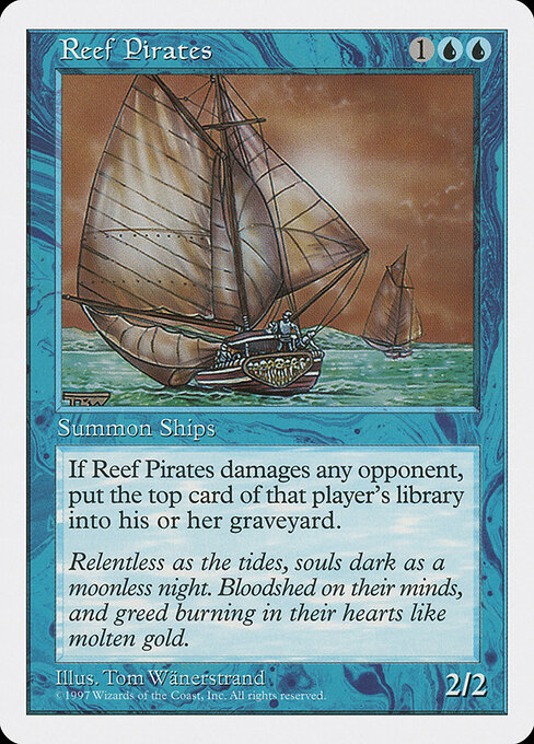Reef Pirates - Fifth Edition Magic card