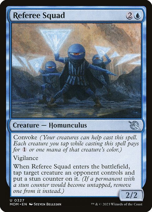 Banda di Arbitri (Referee Squad) - March of the Machine (#327) - Illustrated by Steven Belledin - Magic: The Gathering Card