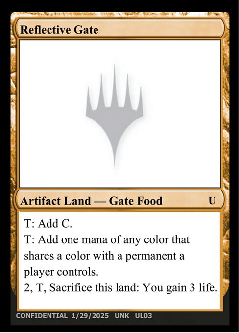 Reflective Gate - Unknown Event Magic card