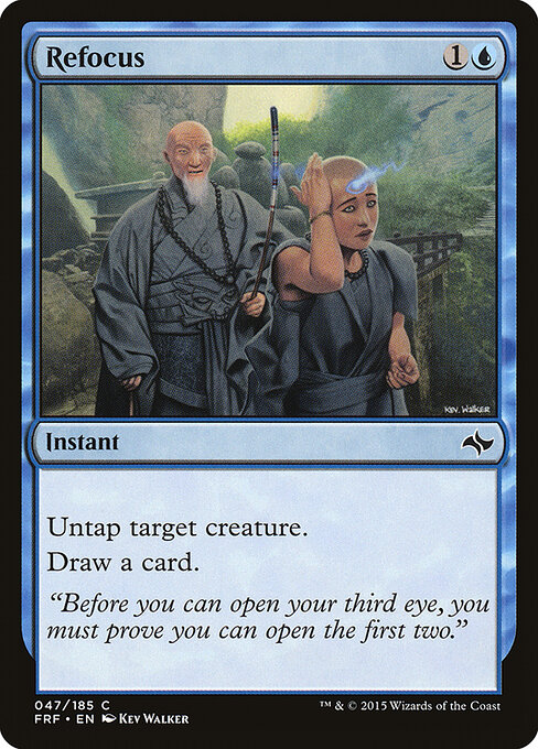 Refocus - Fate Reforged Magic card