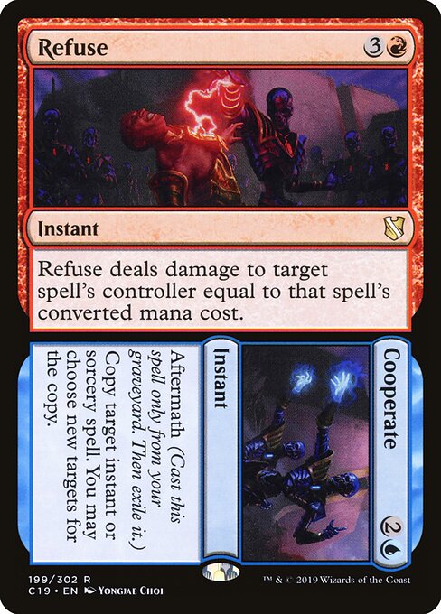 Refuse // Cooperate - Commander 2019 Magic card