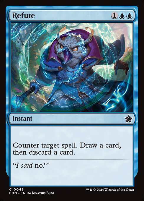 Refute - Foundations Magic card