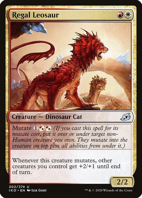 Regal Leosaur - Ikoria: Lair of Behemoths Magic card