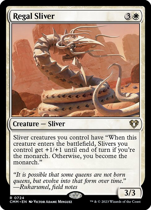 Regal Sliver - Commander Masters Magic card