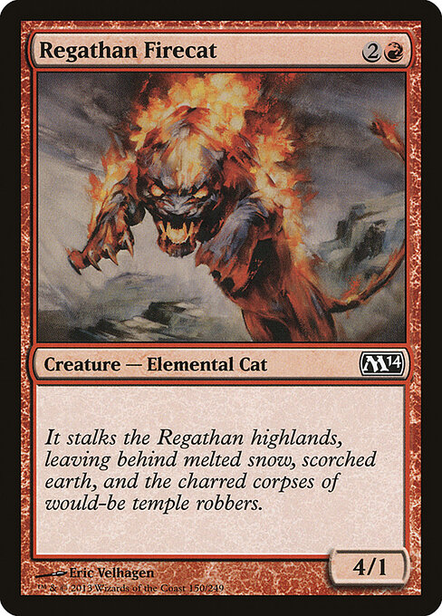 Regathan Firecat - Magic 2014 Magic card