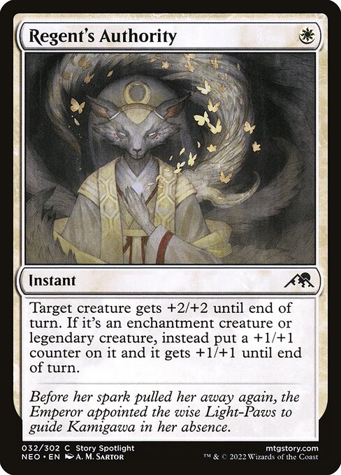 Regent's Authority - Kamigawa: Neon Dynasty Magic card