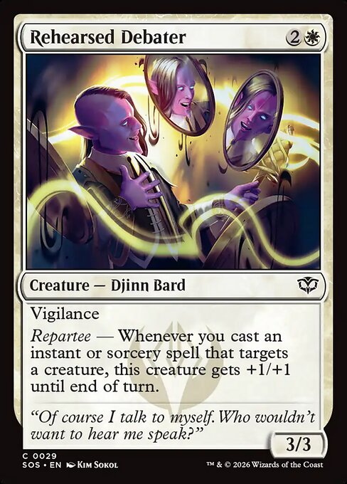 Rehearsed Debater - Secrets of Strixhaven Magic card