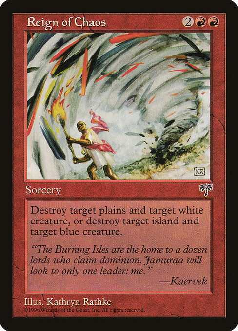 Reign of Chaos - Mirage Magic card