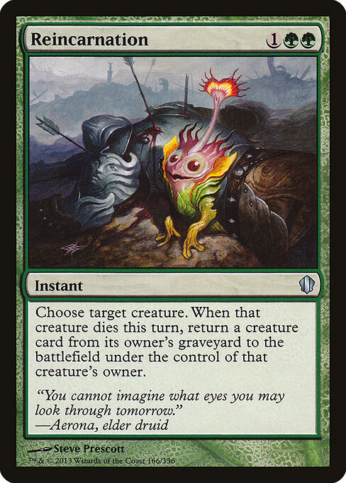 Reincarnation - Commander 2013 Magic card