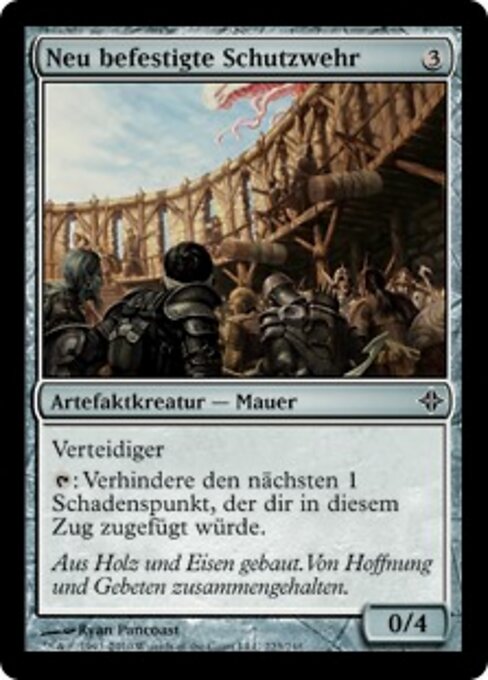 Agger renforcé (Reinforced Bulwark) - Rise of the Eldrazi (#223) - Illustrated by Ryan Pancoast - Magic: The Gathering Card