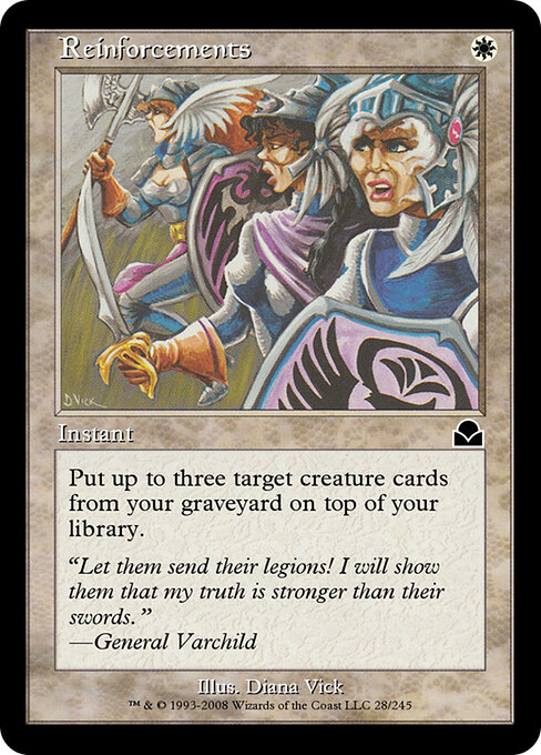 Reinforcements - Masters Edition II Magic card