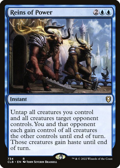 Reins of Power - Commander Legends: Battle for Baldur's Gate Magic card