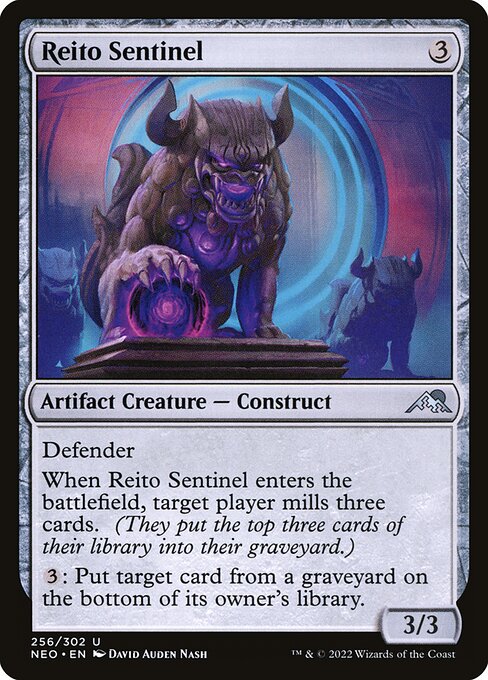 Reito Sentinel - Kamigawa: Neon Dynasty Magic card