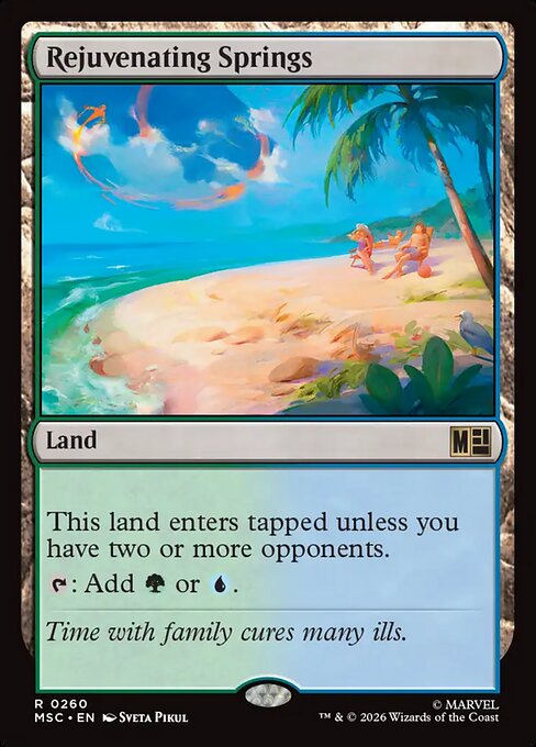 Rejuvenating Springs - Marvel Super Heroes Commander Magic card