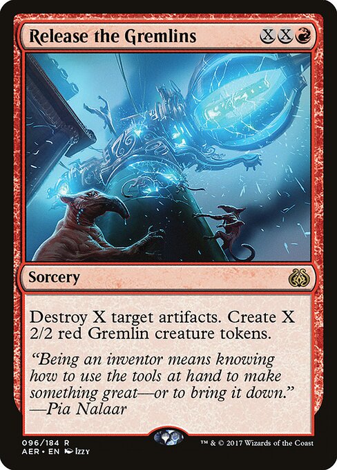 Release the Gremlins - Aether Revolt Magic card