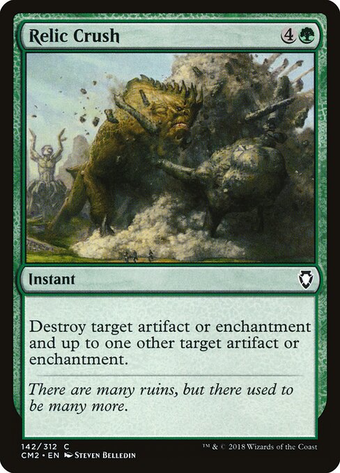 Relic Crush - Commander Anthology Volume II (#142) - Illustrated by Steven Belledin - Magic: The Gathering Card