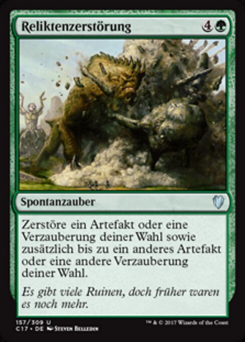 Frantumare Reliquie (Relic Crush) - Commander 2011 (#168) - Illustrated by Steven Belledin - Magic: The Gathering Card