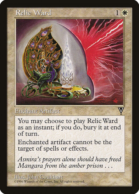 Relic Ward - Visions Magic card