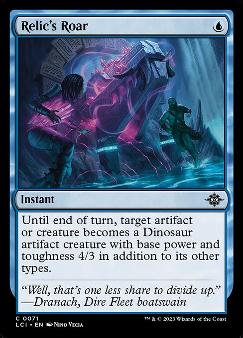 Relic's Roar - The Lost Caverns of Ixalan Magic card