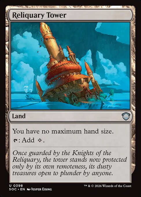 Reliquary Tower - Secrets of Strixhaven Commander Magic card