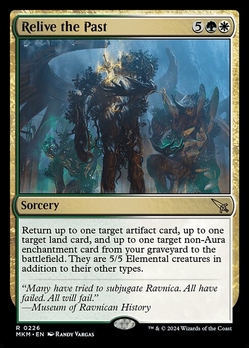 Relive the Past - Murders at Karlov Manor Magic card