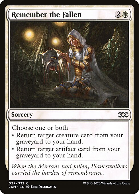 Remember the Fallen - Double Masters Magic card