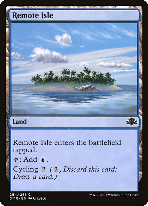 Remote Isle - Dominaria Remastered Magic card