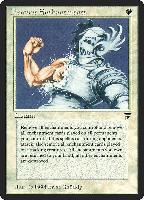 Remove Enchantments - Legends Magic card