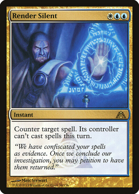 Render Silent - Dragon's Maze Magic card
