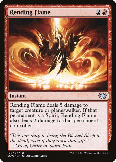 Rending Flame - Innistrad: Crimson Vow Magic card