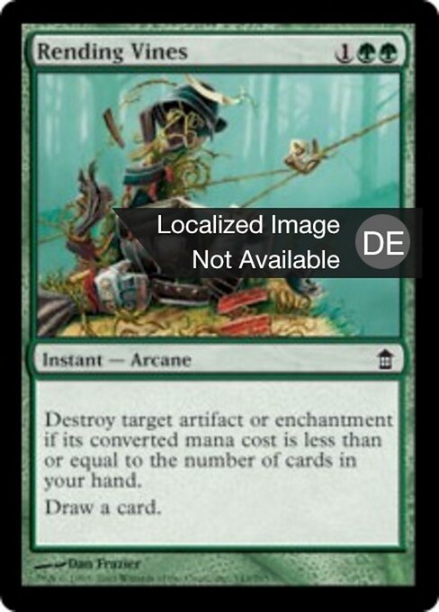 Liane Dirompenti (Rending Vines) - Saviors of Kamigawa (#143) - Illustrated by Dan Frazier - Magic: The Gathering Card