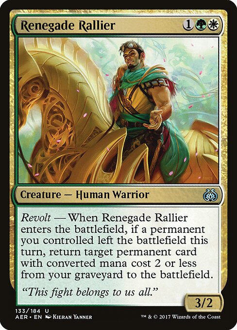 Renegade Rallier - Aether Revolt Magic card