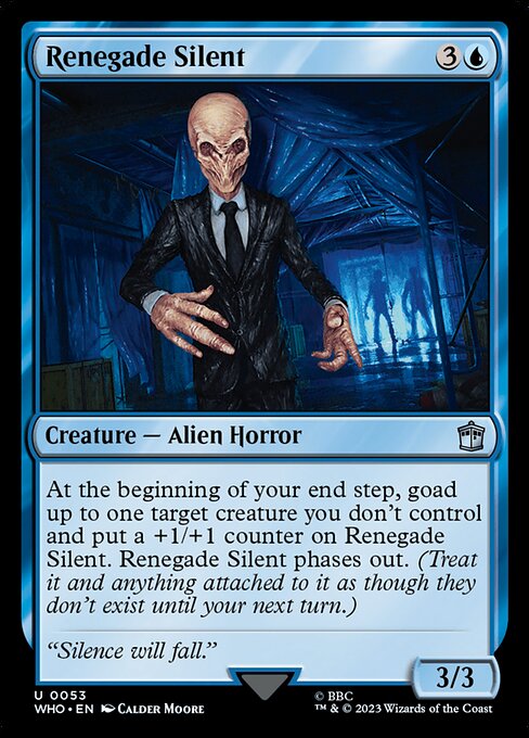 Renegade Silent - Doctor Who Magic card