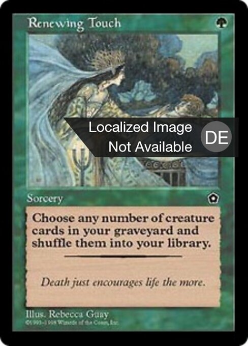 Erneuernde Berührung (Renewing Touch) - Portal Second Age (#143) - Illustrated by Rebecca Guay - Magic: The Gathering Card